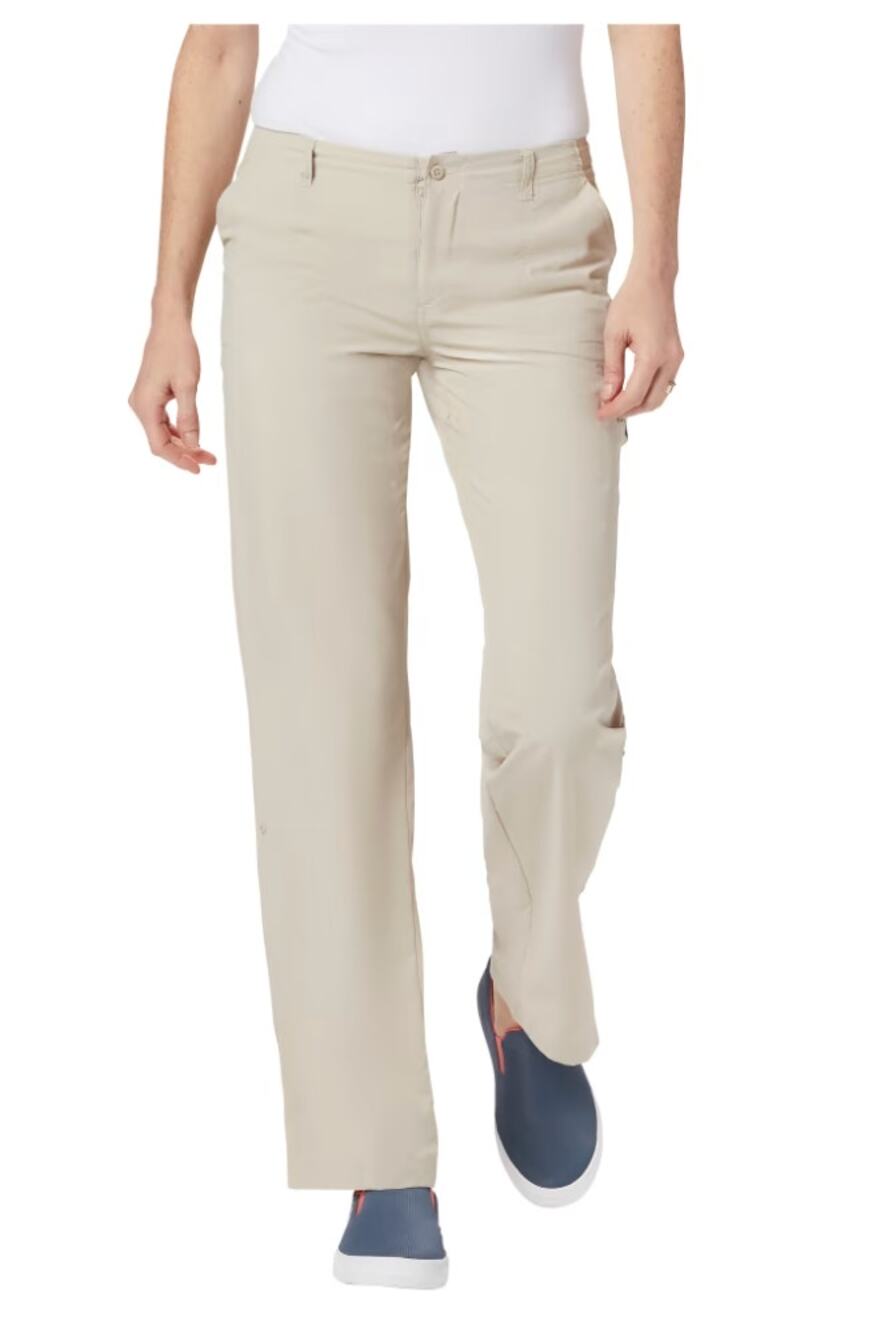Columbia PFG Aruba Roll-Up Straight Leg Khaki Pants NEW size 6